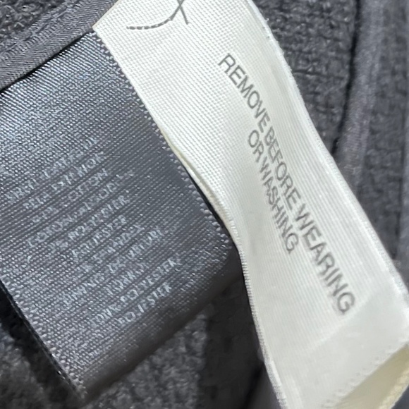 Ann Taylor Women’s Black Frayed Trim Open Front Tweed Blazer Jacket Sz-12P - Picture 5 of 6